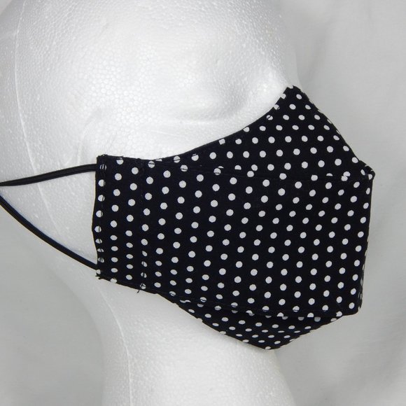 Beautiful Handmade Face Mask Kids 10-16 Yo. polka - Picture 4 of 6